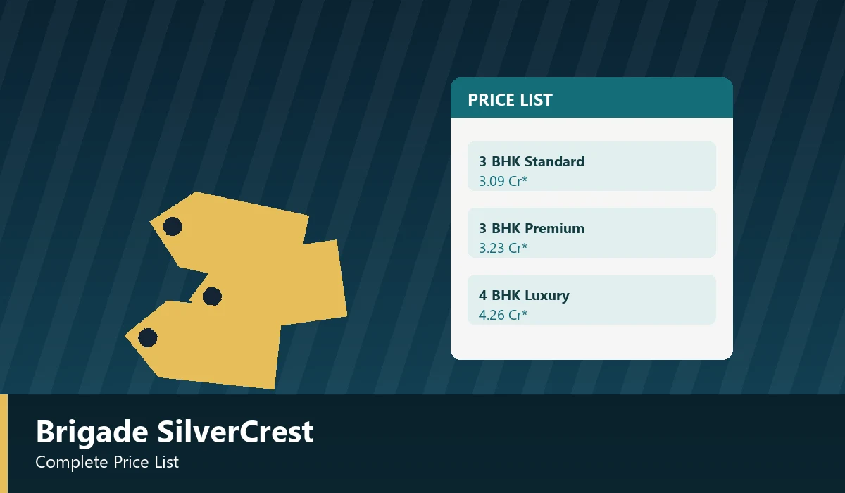 Brigade Silvercrest Price List